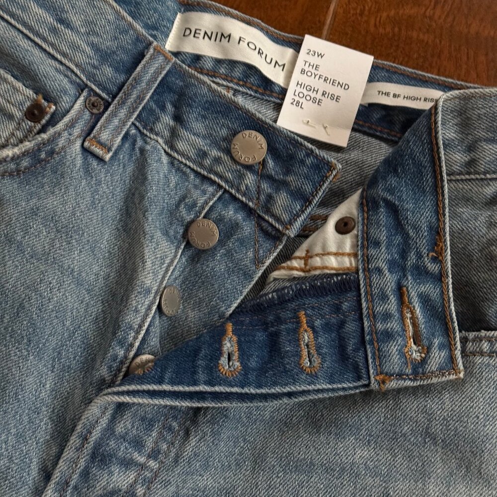 Denim Forum - Boyfriend High Rise Loose Jeans